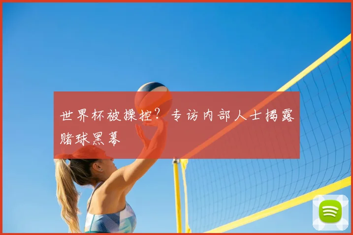 世界杯被操控？专访内部人士揭露赌球黑幕